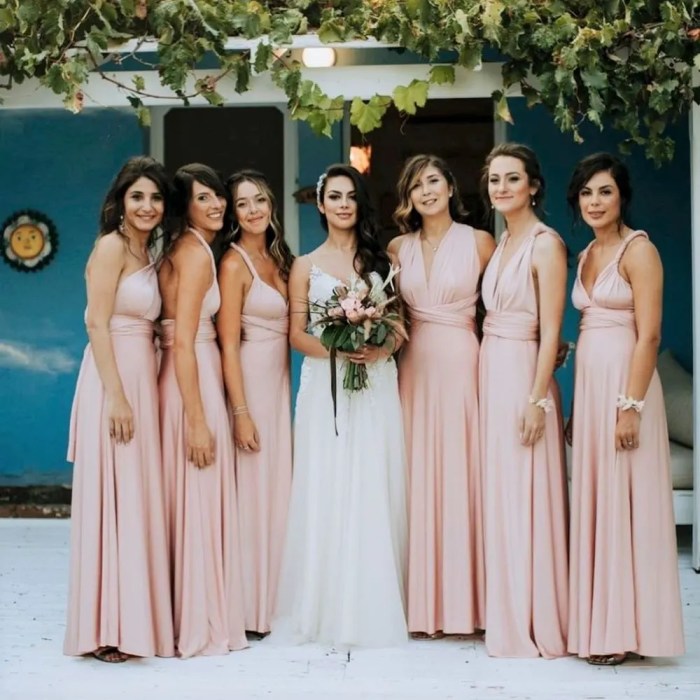 Bridesmaid infinity dress styles